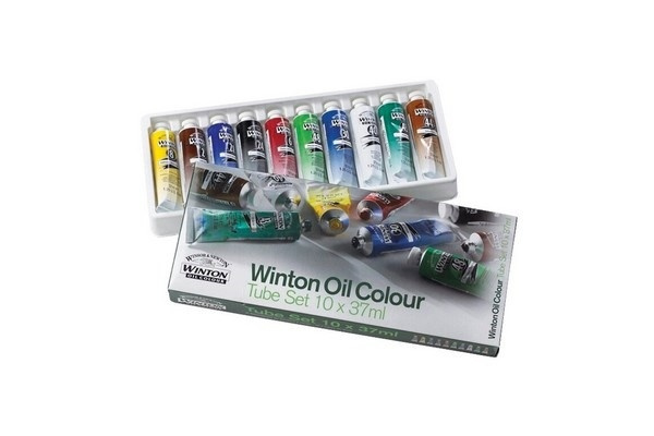 Winton Oil Color Tubset 10x37ml ryhmässä URHEILU, VAPAA-AIKA JA HARRASTUS / Harrastus / Maalaa ja piirrä / Taiteilijavärit / Öljyvärit @ TP E-commerce Nordic AB (A08964)