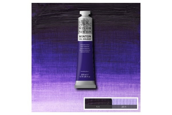 WINTON OIL COL 200 ml Dioxazin purple (47) 229 ryhmässä URHEILU, VAPAA-AIKA JA HARRASTUS / Harrastus / Maalaa ja piirrä / Taiteilijavärit / Öljyvärit @ TP E-commerce Nordic AB (A09031)