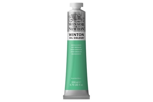 WINTON OIL COL 200 ml Emerald green (18) 241 ryhmässä URHEILU, VAPAA-AIKA JA HARRASTUS / Harrastus / Maalaa ja piirrä / Taiteilijavärit / Öljyvärit @ TP E-commerce Nordic AB (A09037)