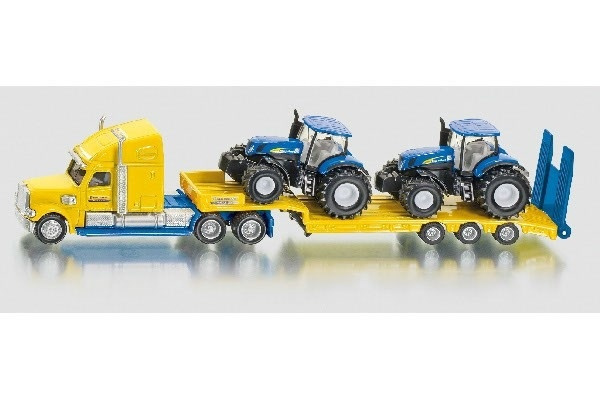 Truck with New Holland tractors ryhmässä LELUT, TUOTTEET LAPSILLE JA VAUVOILLE / Leikkikalut, Askartelu &Pelit / Leikkiautot @ TP E-commerce Nordic AB (A09979)