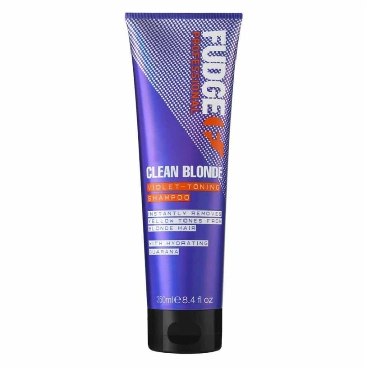 Fudge Clean Blonde Violet Toning Shampoo 250ml ryhmässä KAUNEUS JA TERVEYS / Hiukset &Stailaus / Hiustenhoito / Hiusväri / Hopeinen shampoo @ TP E-commerce Nordic AB (A10920)