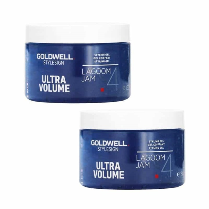 2-pack Goldwell Lagoom Jam Volume Gel 150ml ryhmässä KAUNEUS JA TERVEYS / Hiukset &Stailaus / Hiusten stailaus / Geeli / Geelisuihke @ TP E-commerce Nordic AB (A10933)