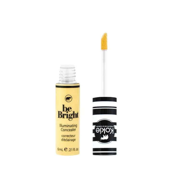 Kokie Be Bright Illuminating Concealer Color Correct - Yellow ryhmässä KAUNEUS JA TERVEYS / Meikit / Meikit Kasvot / Peitevoide @ TP E-commerce Nordic AB (A11169)