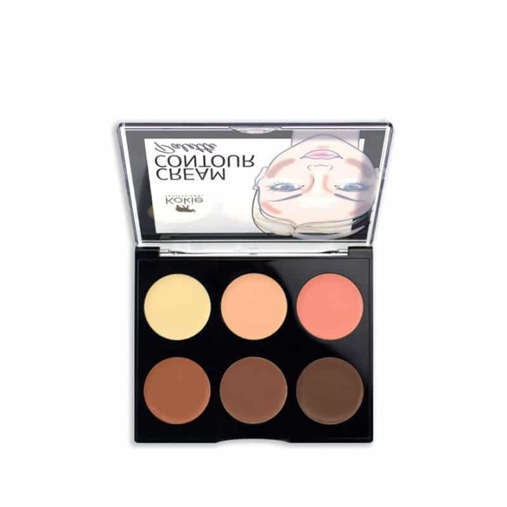 Kokie Cream Contour Palette - Deep/Dark ryhmässä KAUNEUS JA TERVEYS / Meikit / Meikit Kasvot / Contour/Highlight @ TP E-commerce Nordic AB (A11190)