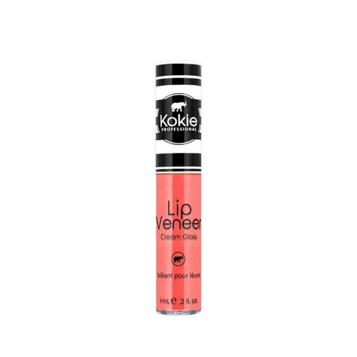 Kokie Lip Veneer Cream Lip Gloss - Just Peachy ryhmässä KAUNEUS JA TERVEYS / Meikit / Huulet / Huulikiilto / Plumper @ TP E-commerce Nordic AB (A11395)