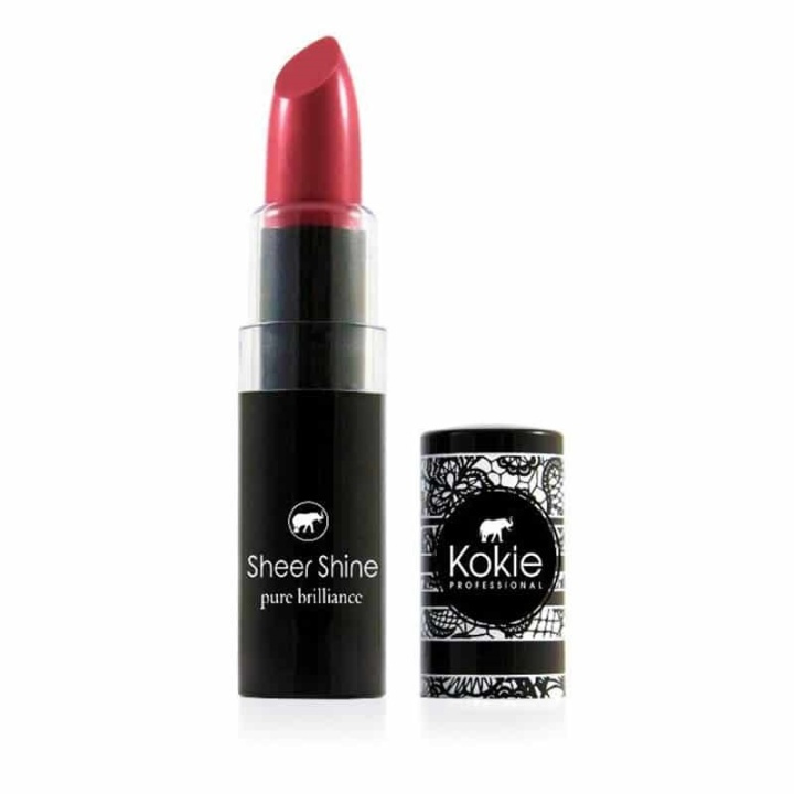 Kokie Sheer Shine Lipstick - Flushed ryhmässä KAUNEUS JA TERVEYS / Meikit / Huulet / Huulipuna @ TP E-commerce Nordic AB (A11498)