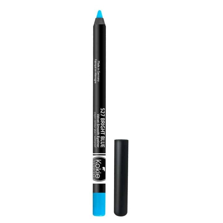 Kokie Velvet Smooth Eyeliner - Bright Blue ryhmässä KAUNEUS JA TERVEYS / Meikit / Silmät ja kulmat / Silmänrajauskynä / Kajaali @ TP E-commerce Nordic AB (A11549)