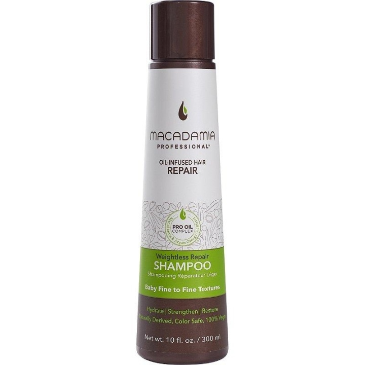 Macadamia Weightless Repair Shampoo 300ml ryhmässä KAUNEUS JA TERVEYS / Hiukset &Stailaus / Hiustenhoito / Shampoo @ TP E-commerce Nordic AB (A11731)