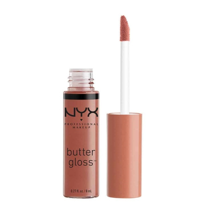 NYX PROF. MAKEUP Butter Lip Gloss - Praline ryhmässä KAUNEUS JA TERVEYS / Meikit / Huulet / Huulikiilto / Plumper @ TP E-commerce Nordic AB (A12397)