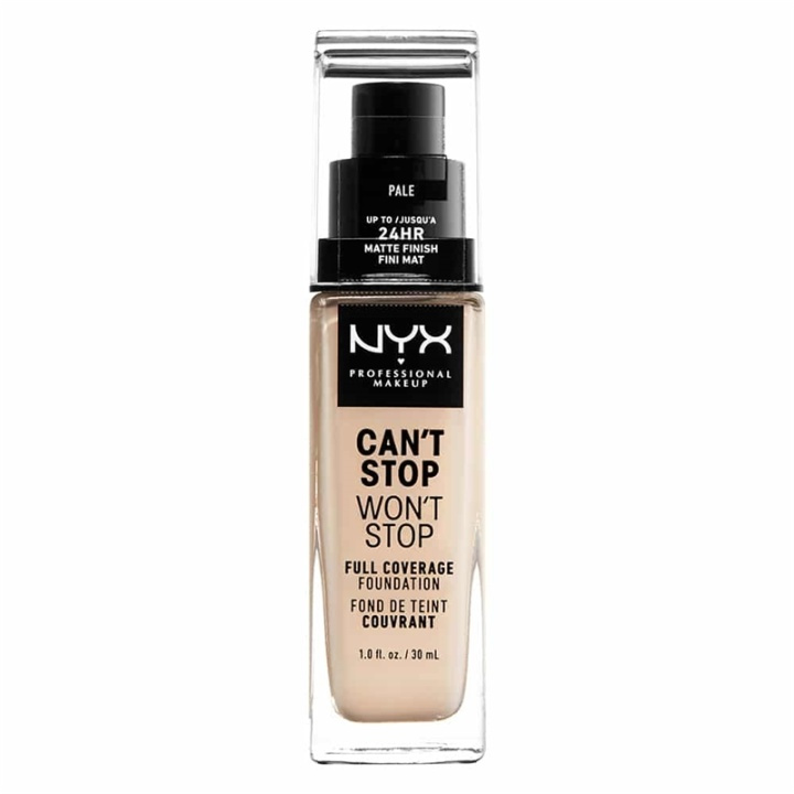 NYX PROF. MAKEUP Can\'t Stop Won\'t Stop Foundation - Pale ryhmässä KAUNEUS JA TERVEYS / Meikit / Meikit Kasvot / Meikkivoide @ TP E-commerce Nordic AB (A12414)