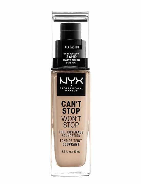 NYX PROF. MAKEUP Cant Stop Wont Stop Foundation - Alabaster ryhmässä KAUNEUS JA TERVEYS / Meikit / Meikit Kasvot / Meikkivoide @ TP E-commerce Nordic AB (A12418)