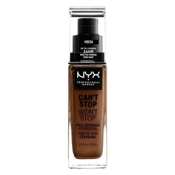 NYX PROF. MAKEUP Cant Stop Wont Stop Foundation - Mocha ryhmässä KAUNEUS JA TERVEYS / Meikit / Meikit Kasvot / Meikkivoide @ TP E-commerce Nordic AB (A12423)