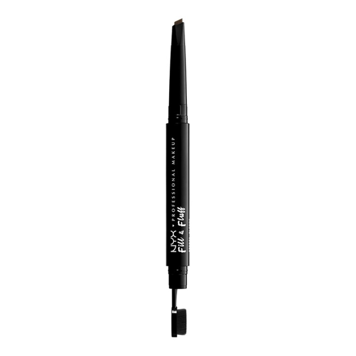 NYX PROF. MAKEUP Fill & Fluff Eyebrow Pomade Pencil - Ash Brown ryhmässä KAUNEUS JA TERVEYS / Meikit / Silmät ja kulmat / Kulmakynä @ TP E-commerce Nordic AB (A12471)