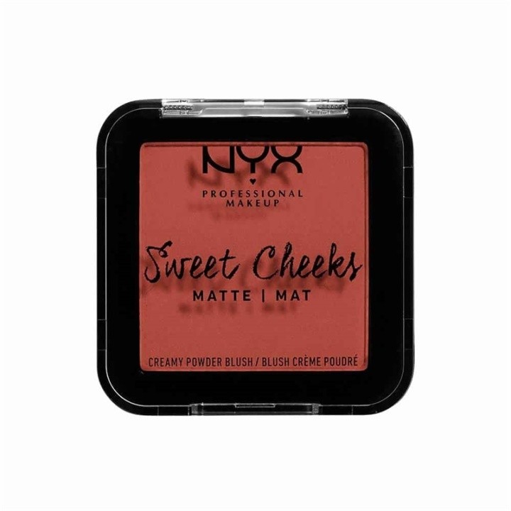 NYX PROF. MAKEUP Sweet Cheeks Creamy Matte Powder Blush - Summer Breeze ryhmässä KAUNEUS JA TERVEYS / Meikit / Meikit Kasvot / Poskipuna / Aurinkopuuteri @ TP E-commerce Nordic AB (A12585)