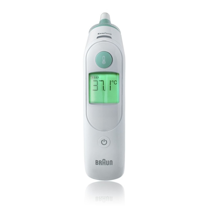 Braun ThermoScan 6 Kontakttermometer Vit Öra Knappar ryhmässä KAUNEUS JA TERVEYS / Terveydenhoito / Kuumemittari @ TP E-commerce Nordic AB (A14562)