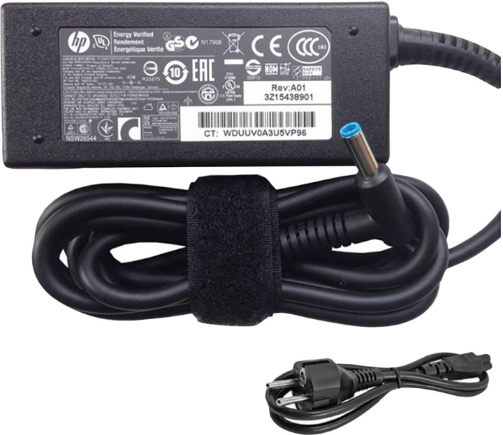 HP Smart nätadapter 45 W ryhmässä TIETOKOONET & TARVIKKEET / Kannettavat tietokoneet & tarvikkeet / Laturi / Seinälaturi / HP/Compaq @ TP E-commerce Nordic AB (A14611)