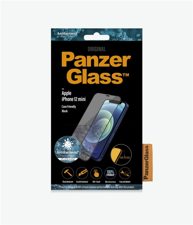 PanzerGlass 2710 skärmskydd Genomskinligt skärmskydd Apple 1 styck ryhmässä ÄLYPUHELIMET JA TABLETIT / Puhelimen suojakotelo / Apple / iPhone 12 Mini / Näytönsuoja @ TP E-commerce Nordic AB (A15495)