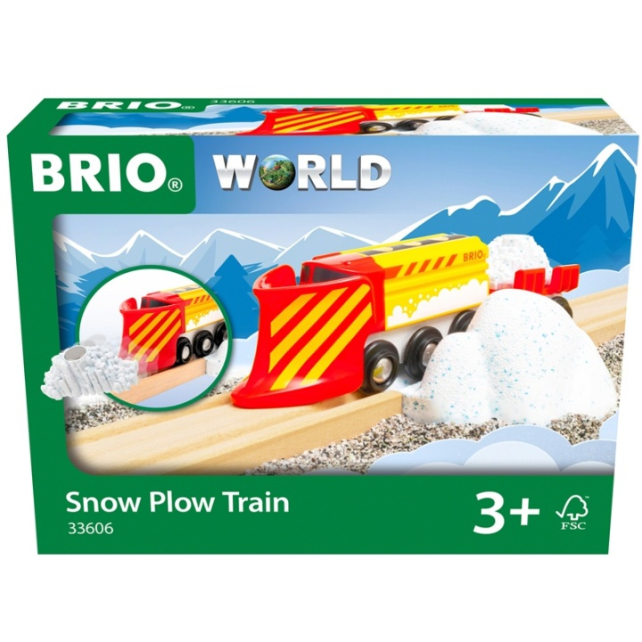 Brio 33606 Snow Plow Train ryhmässä LELUT, TUOTTEET LAPSILLE JA VAUVOILLE / Leikkikalut, Askartelu &Pelit / Rakennuslelut / Brio junaradat @ TP E-commerce Nordic AB (A17607)