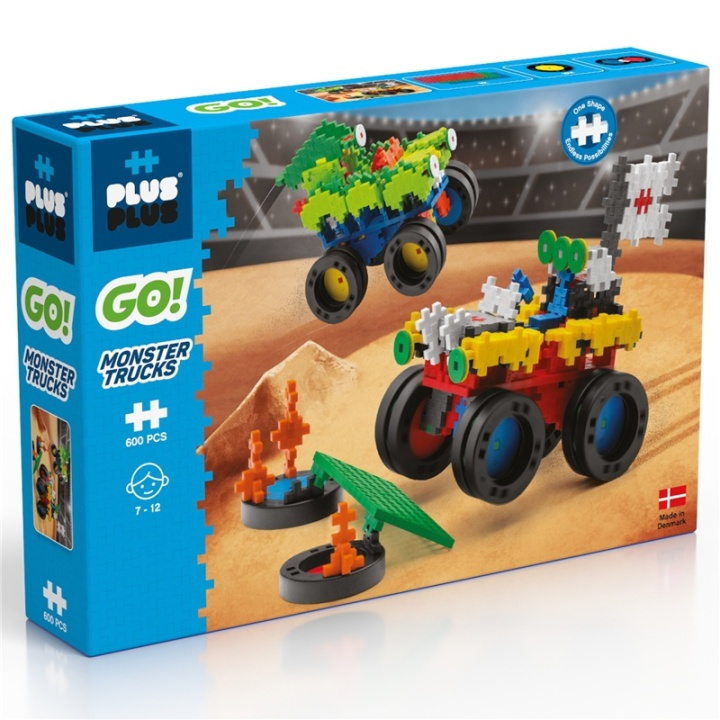 Plus-Plus Go! Monster Truck Set ryhmässä LELUT, TUOTTEET LAPSILLE JA VAUVOILLE / Leikkikalut, Askartelu &Pelit / Rakennuslelut / Rakennuspalikat @ TP E-commerce Nordic AB (A17986)