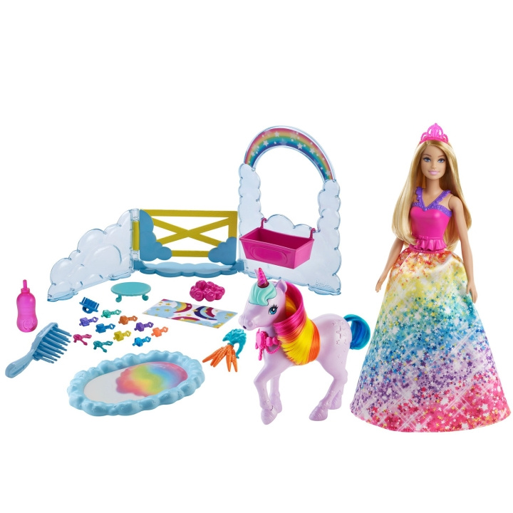 Barbie Rainbow Potty Unicorn Playset ryhmässä LELUT, TUOTTEET LAPSILLE JA VAUVOILLE / Leikkikalut, Askartelu &Pelit / Nuket & Tarvikkeet @ TP E-commerce Nordic AB (A18286)