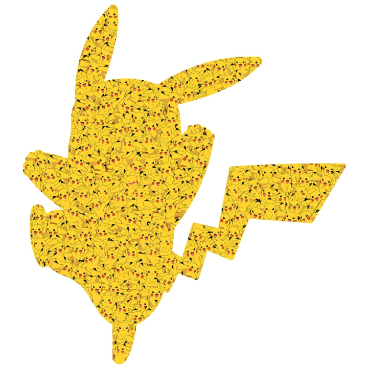 Ravensburger Shaped Pikachu 600-700p ryhmässä LELUT, TUOTTEET LAPSILLE JA VAUVOILLE / Leikkikalut, Askartelu &Pelit / Lasten palapeli @ TP E-commerce Nordic AB (A19369)