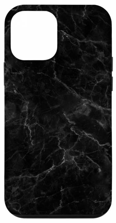 Abstrakti marmorikotelo iPhone 12 Minille, musta ryhmässä ÄLYPUHELIMET JA TABLETIT / Puhelimen suojakotelo / Apple / iPhone 12 Mini / Kuoret @ TP E-commerce Nordic AB (A20856)