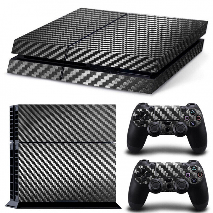 Hiilikuitua muistuttava PS4 Skin, musta ryhmässä KODINELEKTRONIIKKA / Pelikonsolit & Tarvikkeet / Sony PlayStation 4 @ TP E-commerce Nordic AB (A22284)