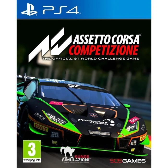 Assetto Corsa Competizione (PS4) ryhmässä KODINELEKTRONIIKKA / Pelikonsolit & Tarvikkeet / Sony PlayStation 4 @ TP E-commerce Nordic AB (A22382)