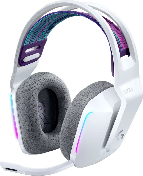 Logitech G733 Lightspeed Trådlöst RGB-Headset ryhmässä TIETOKOONET & TARVIKKEET / GAMING / Kuulokkeet @ TP E-commerce Nordic AB (A22481)