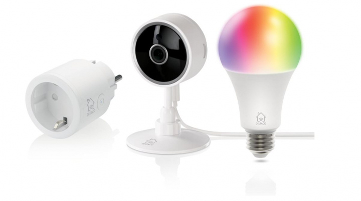 DELTACO SMART HOME Startkit m. Plugg, Kamera och RGB-Lampa ryhmässä KOTI, TALOUS JA PUUTARHA / Älykodit / Älykodin järjestelmät @ TP E-commerce Nordic AB (A22561)