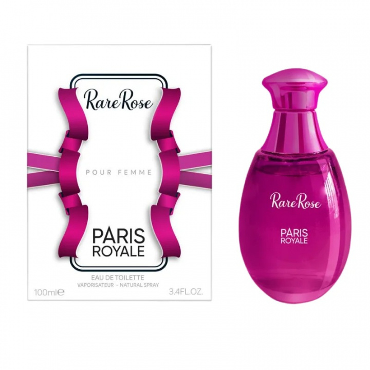 Paris Royale PR009: Rare Rose for Woman 100ml EDT ryhmässä KAUNEUS JA TERVEYS / Tuoksut & Parfyymit / Parfyymit / Naisten Tuoksut @ TP E-commerce Nordic AB (A22615)