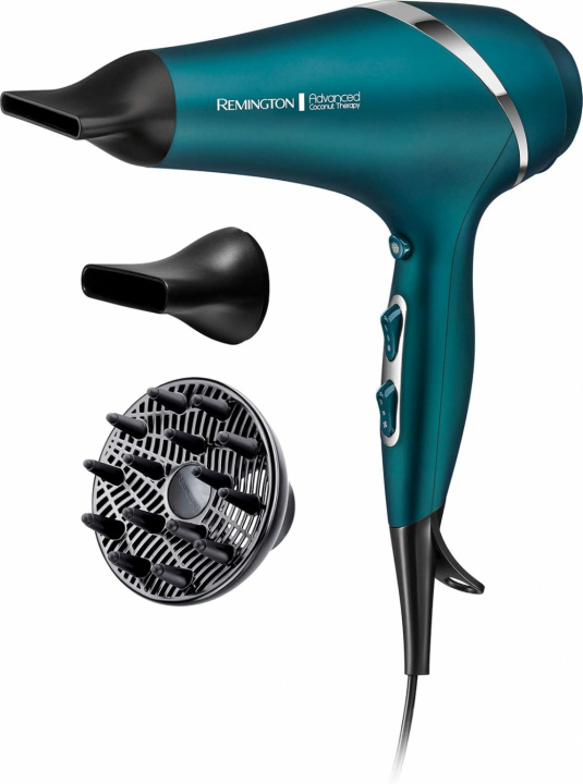 Remington AC8648 E51 Adv. Coconut Therapy Dryer ryhmässä KAUNEUS JA TERVEYS / Hiukset &Stailaus / Muotoilutyökalut / Hiustenkuivaimet @ TP E-commerce Nordic AB (A22663)