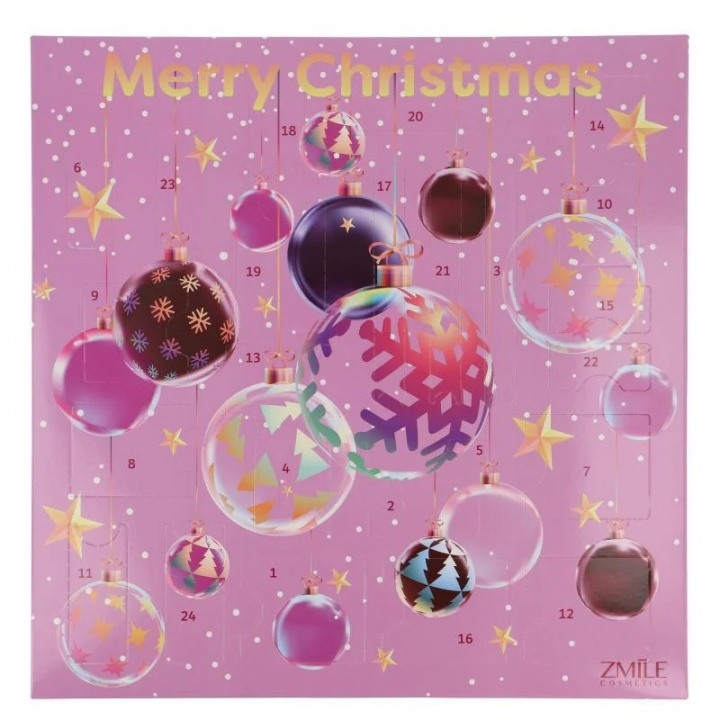 Zmile Cosmetics Advent Calendar 24 Windows Square ‘3D Christmas balls’ ryhmässä LELUT, TUOTTEET LAPSILLE JA VAUVOILLE / Leikkikalut, Askartelu &Pelit / Joulukalenterit @ TP E-commerce Nordic AB (A22674)