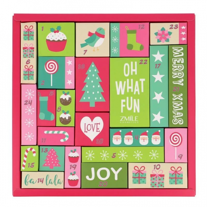 Zmile Cosmetics Advent Calendar Puzzle ‘Oh What Fun’ ryhmässä LELUT, TUOTTEET LAPSILLE JA VAUVOILLE / Leikkikalut, Askartelu &Pelit / Joulukalenterit @ TP E-commerce Nordic AB (A22677)