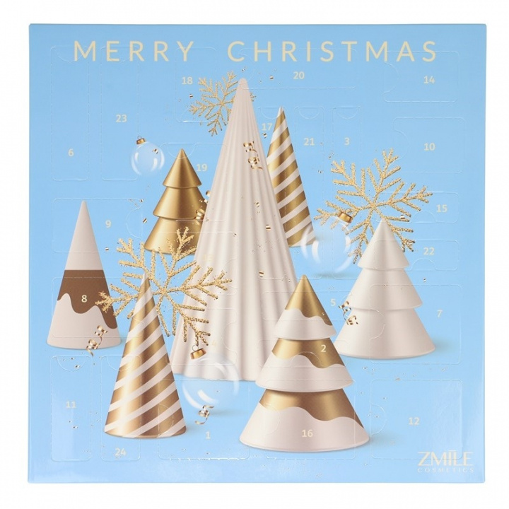 Zmile Cosmetics Beauty Advent Calendar Square ‘3D Christmas Trees’ ryhmässä LELUT, TUOTTEET LAPSILLE JA VAUVOILLE / Leikkikalut, Askartelu &Pelit / Joulukalenterit @ TP E-commerce Nordic AB (A22679)