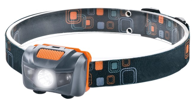 United HL2265 Headlamp Black/Grey/Orange ryhmässä URHEILU, VAPAA-AIKA JA HARRASTUS / Taskulamput & Otsalamput / Otsalamput @ TP E-commerce Nordic AB (A22681)