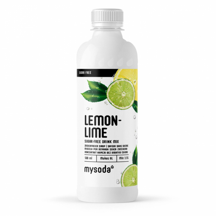 Mysoda Lemon-Lime Sugar Free 500 ml - Ger 8L dryck ryhmässä KOTI, TALOUS JA PUUTARHA / Kodinkoneet / Vesi ja mehu / Hiilihapotuslaitteet / Mausteet @ TP E-commerce Nordic AB (A22687)