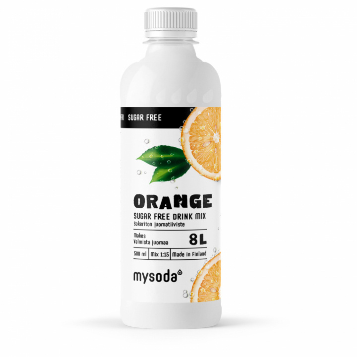 Mysoda Orange Sugar Free 500 ml - Ger 8L dryck ryhmässä KOTI, TALOUS JA PUUTARHA / Kodinkoneet / Vesi ja mehu / Hiilihapotuslaitteet / Mausteet @ TP E-commerce Nordic AB (A22688)