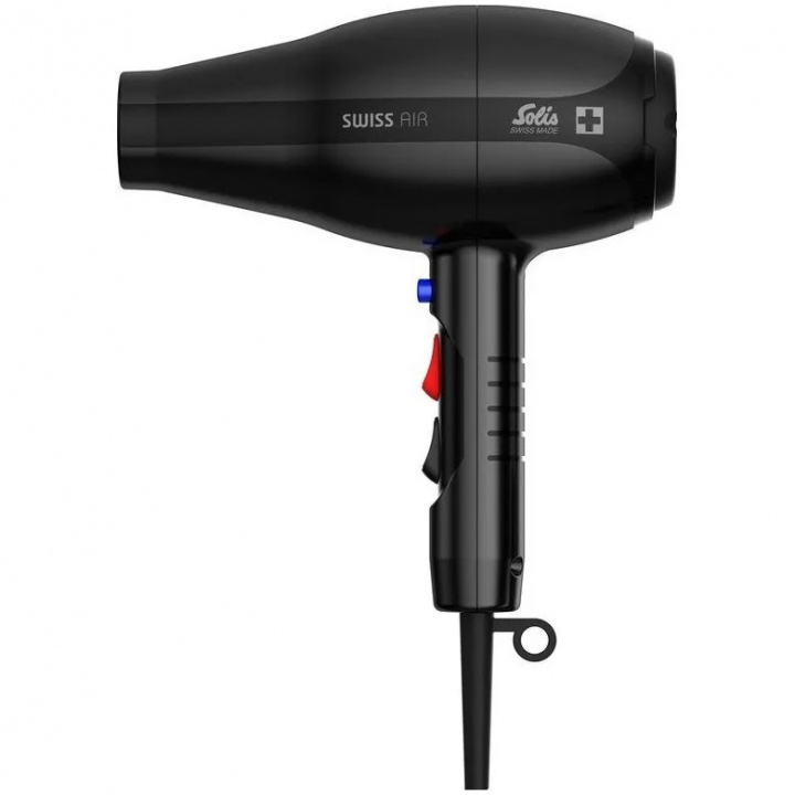 Solis Swiss Air Black 360° Hairdryer ryhmässä KAUNEUS JA TERVEYS / Hiukset &Stailaus / Muotoilutyökalut / Hiustenkuivaimet @ TP E-commerce Nordic AB (A22739)