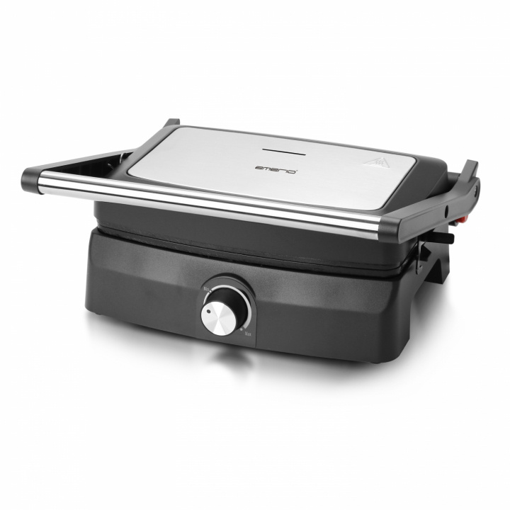 Emerio CG-130861 Kontaktgrill ryhmässä KOTI, TALOUS JA PUUTARHA / Kodinkoneet / Leivänpaahtimet & Leipägrillit / Pöytägrillit ja Raclette @ TP E-commerce Nordic AB (A22800)