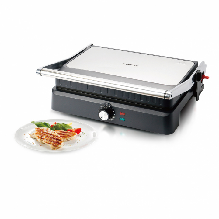 Emerio CG-130859 Kontaktgrill ryhmässä KOTI, TALOUS JA PUUTARHA / Kodinkoneet / Leivänpaahtimet & Leipägrillit / Pöytägrillit ja Raclette @ TP E-commerce Nordic AB (A22801)