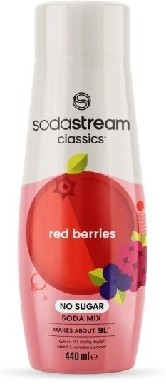 SodaStream Red Berries No Sugar 440ml ryhmässä KOTI, TALOUS JA PUUTARHA / Kodinkoneet / Vesi ja mehu / Hiilihapotuslaitteet / Mausteet @ TP E-commerce Nordic AB (A22815)