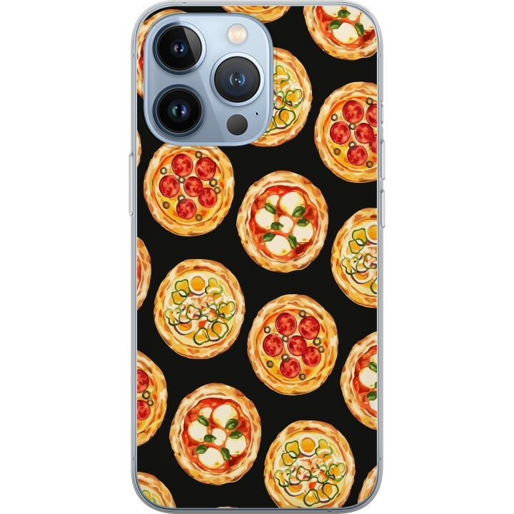 Kännykkäkuori Apple iPhone 13 Pro-laitteelle, jossa on Pizza kuvio ryhmässä ÄLYPUHELIMET JA TABLETIT / Puhelimen suojakotelo / Apple / iPhone 13 Pro @ TP E-commerce Nordic AB (A50526)