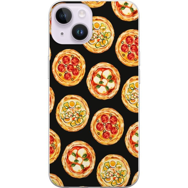 Kännykkäkuori Apple iPhone 14 Plus-laitteelle, jossa on Pizza kuvio ryhmässä ÄLYPUHELIMET JA TABLETIT / Puhelimen suojakotelo / Apple / iPhone 14 @ TP E-commerce Nordic AB (A50742)