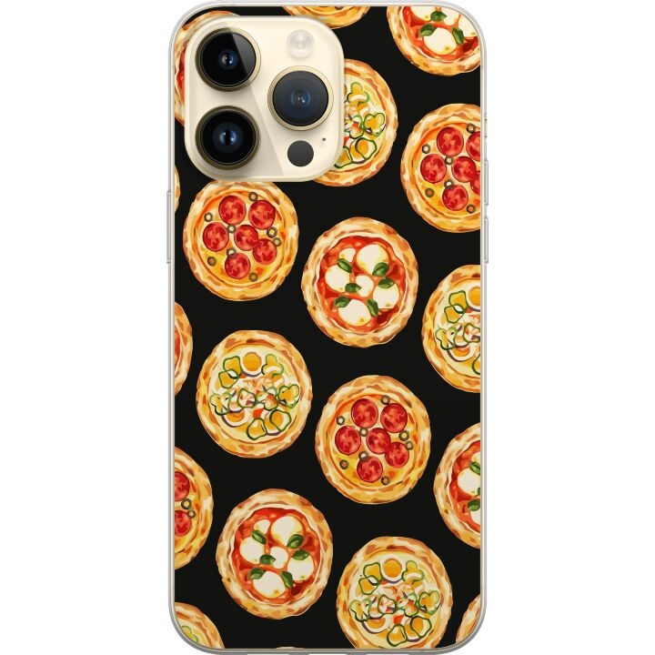 Kännykkäkuori Apple iPhone 15 Pro Max-laitteelle, jossa on Pizza kuvio ryhmässä ÄLYPUHELIMET JA TABLETIT / Puhelimen suojakotelo / Apple / iPhone 15 @ TP E-commerce Nordic AB (A51012)