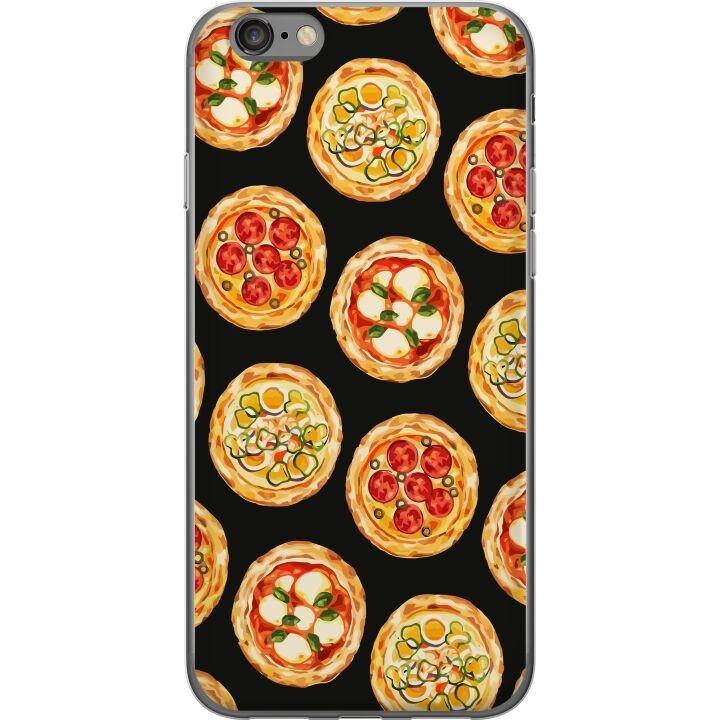 Kännykkäkuori Apple iPhone 6-laitteelle, jossa on Pizza kuvio ryhmässä ÄLYPUHELIMET JA TABLETIT / Puhelimen suojakotelo / Apple / iPhone 6/6S @ TP E-commerce Nordic AB (A51255)