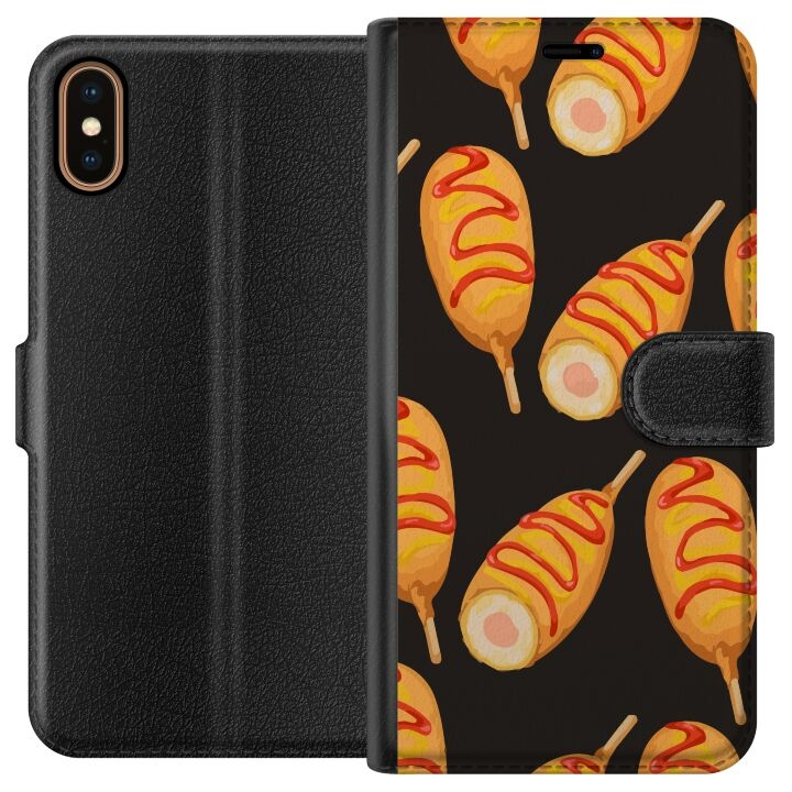 Lompakkokotelo Apple iPhone XS-laitteelle, jossa on Kanan reisi kuvio ryhmässä ÄLYPUHELIMET JA TABLETIT / Puhelimen suojakotelo / Apple / iPhone X/XS @ TP E-commerce Nordic AB (A51872)