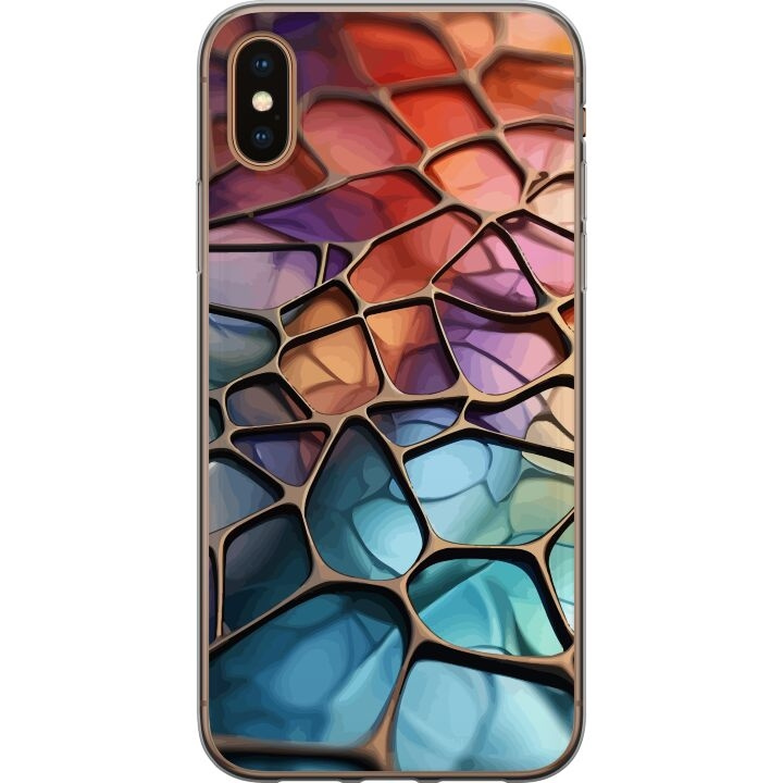 Kännykkäkuori Apple iPhone XS Max-laitteelle, jossa on Metallikuviointi kuvio ryhmässä ÄLYPUHELIMET JA TABLETIT / Puhelimen suojakotelo / Apple / iPhone XS Max @ TP E-commerce Nordic AB (A51954)