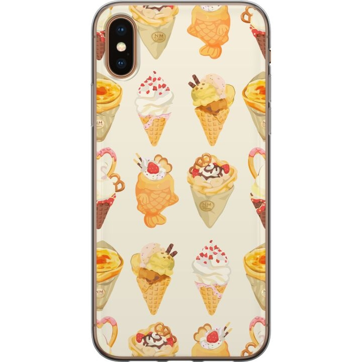 Kännykkäkuori Apple iPhone XS Max-laitteelle, jossa on Lasinen kuvio ryhmässä ÄLYPUHELIMET JA TABLETIT / Puhelimen suojakotelo / Apple / iPhone XS Max @ TP E-commerce Nordic AB (A51955)