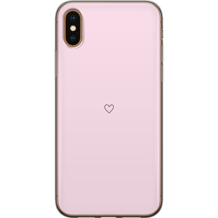 Kännykkäkuori Apple iPhone XS Max-laitteelle, jossa on Sydän kuvio ryhmässä ÄLYPUHELIMET JA TABLETIT / Puhelimen suojakotelo / Apple / iPhone XS Max @ TP E-commerce Nordic AB (A51963)